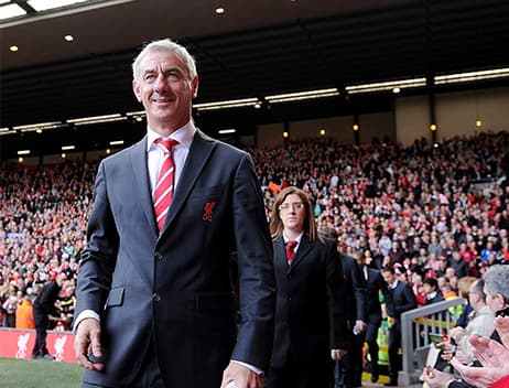 Ian Rush portrait at Anfield